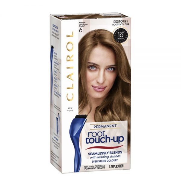 Clairol Root Touch-Up Permanent Hair Dye 6 Light Brown 30ml