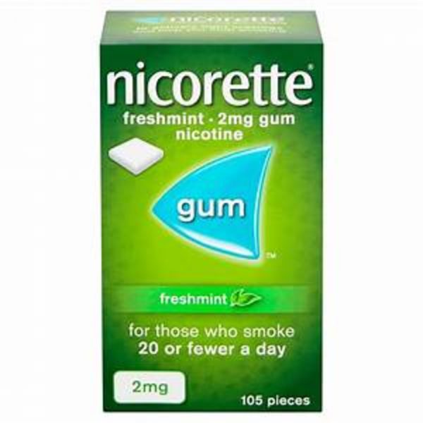 Nicorette Freshmint Chewing Gum 2mg 105 Piece