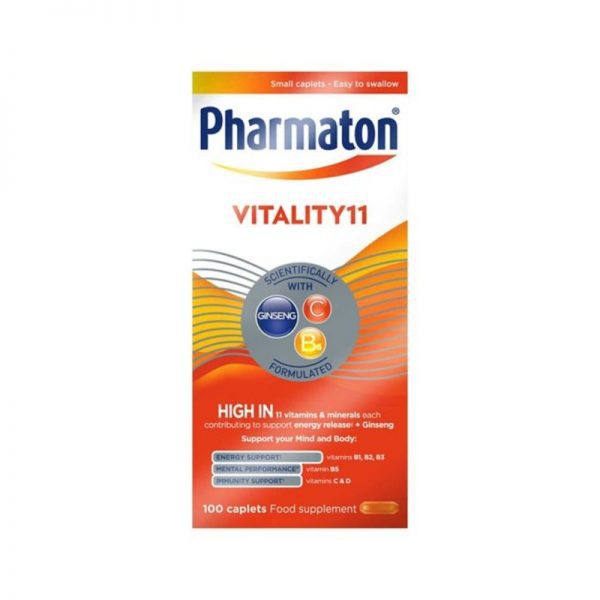 Pharmaton Vitality11 Multivitamin 100 Caplets