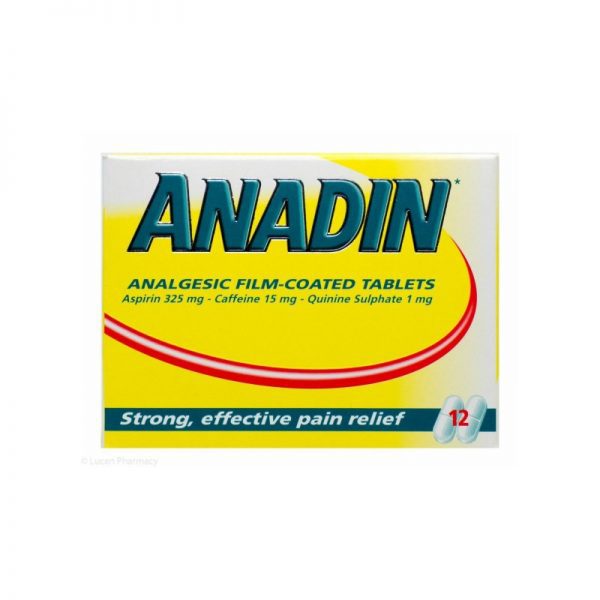 Anadin Analgesic Film Coated 12 Tablets