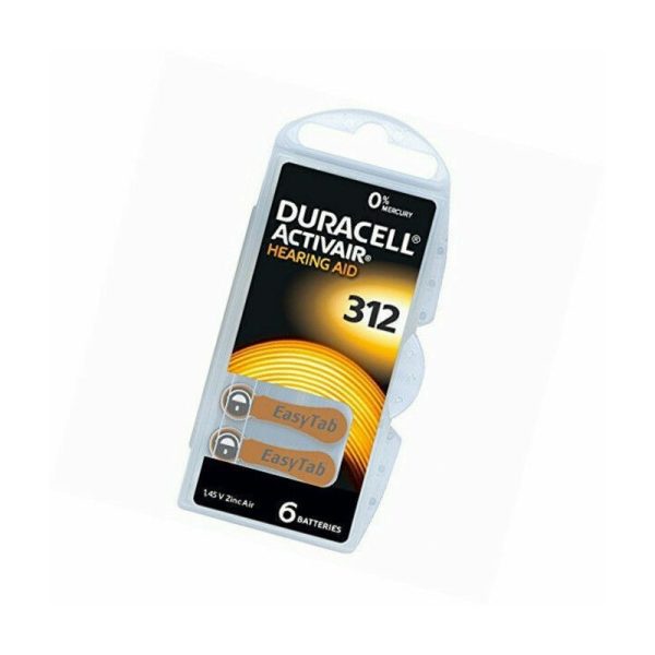 Duracell Activair Hearing Aid Battery 312