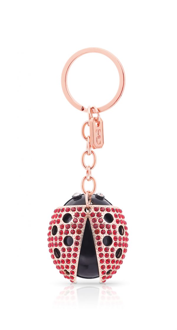 Tipperary Crystal Ladybird Keyring