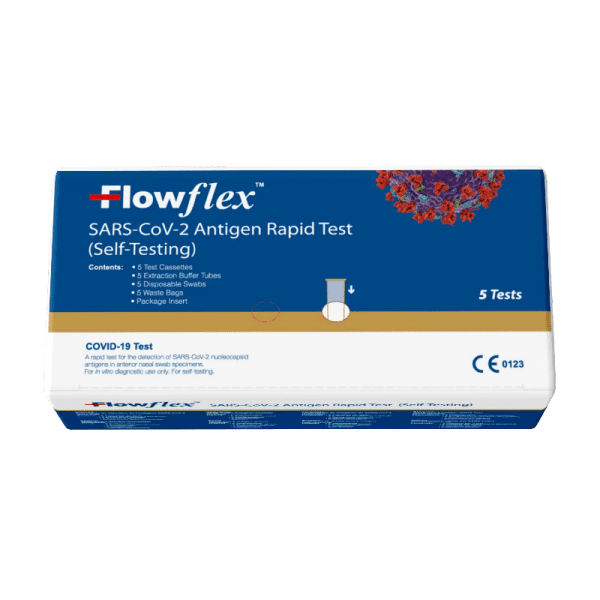 FlowFlex COVID-19 (Sars-CoV-2) Rapid Antigen Test (5 pack)