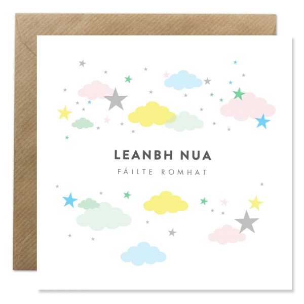 Bold Bunny Leanbh Nua Card