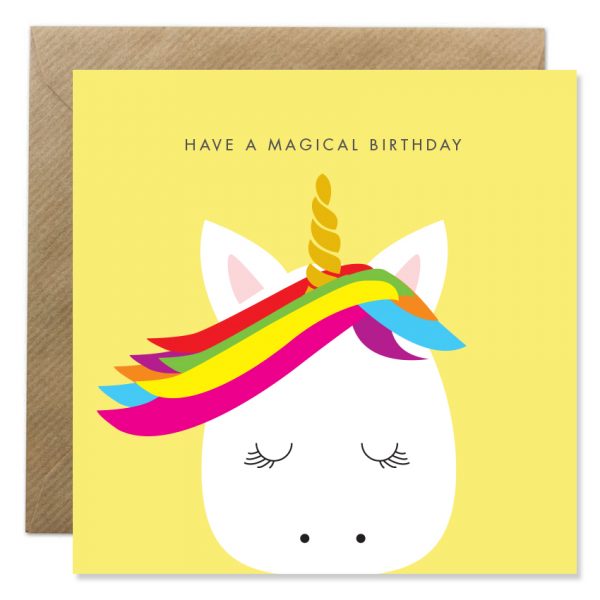 Bold Bunny Magical Birthday Card