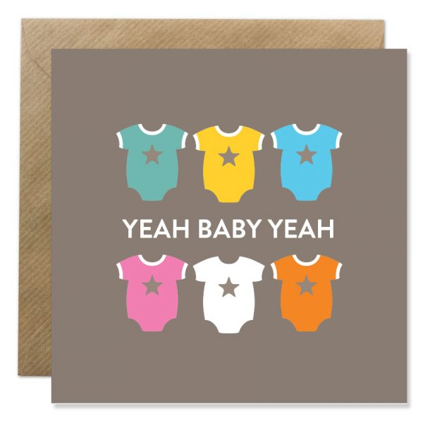 Bold Bunny Yeah Baby Yeah Card