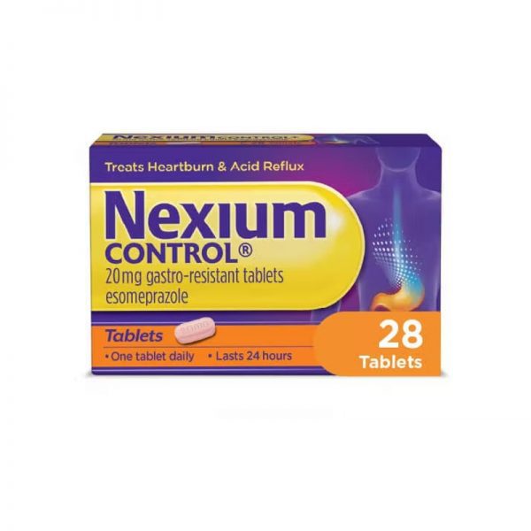 Nexium Control 20mg Gastro-Resistant Tablets Pack of 28