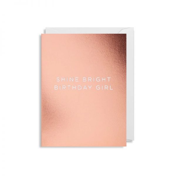 Cherished Mini Greeting Card - Shine Bright Birthday Girl