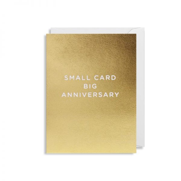 Cherished Mini Greeting Card - Small Card Big Anniversary