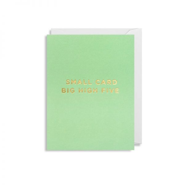 Cherished Mini Greeting Card - Small Card Big High Five