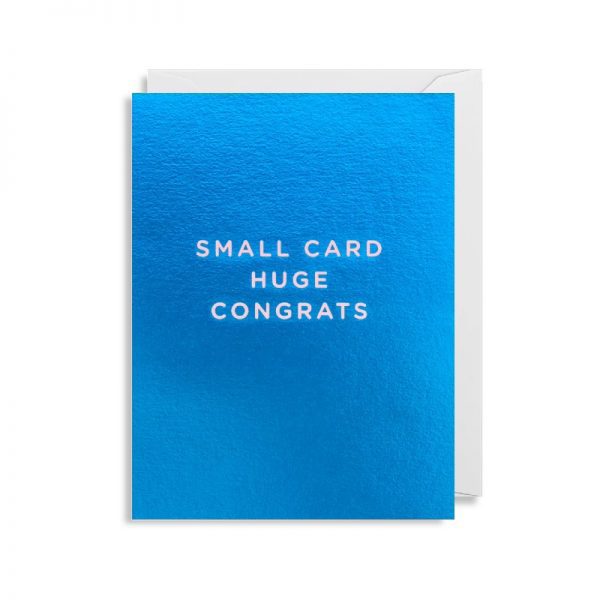 Cherished Mini Greeting Card - Small Card Huge Congrats