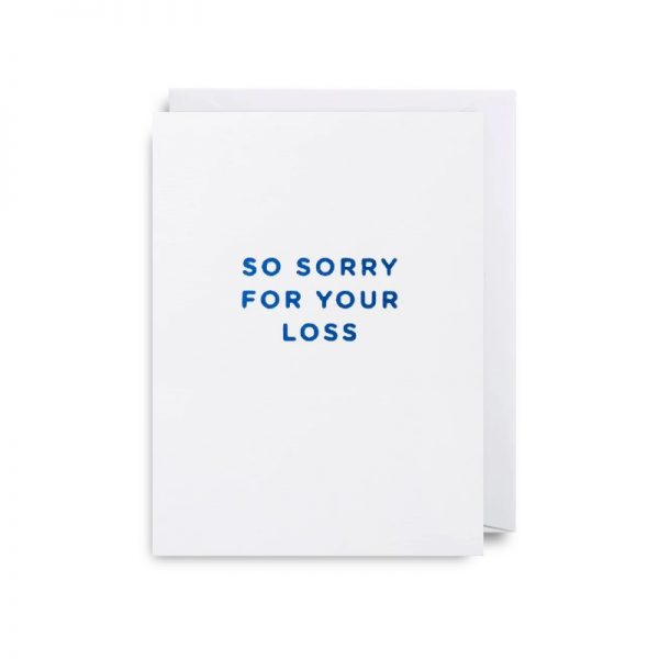 Cherished Mini Greeting Card - So Sorry For Your Loss