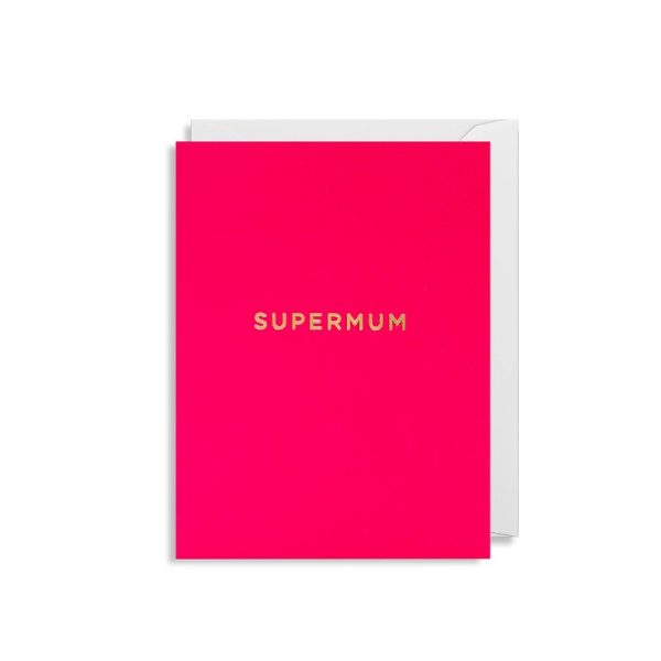 Cherished Mini Greeting Card - Supermum