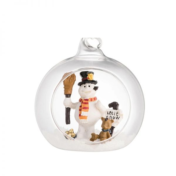 Galway Crystal Let it Snow Hanging Bauble Ornament