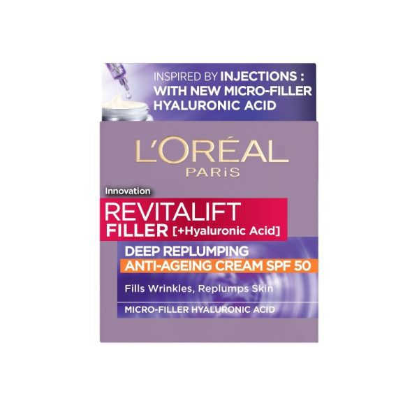 L'Oreal Revitalift Filler Anti Ageing Cream Spf50 50ml