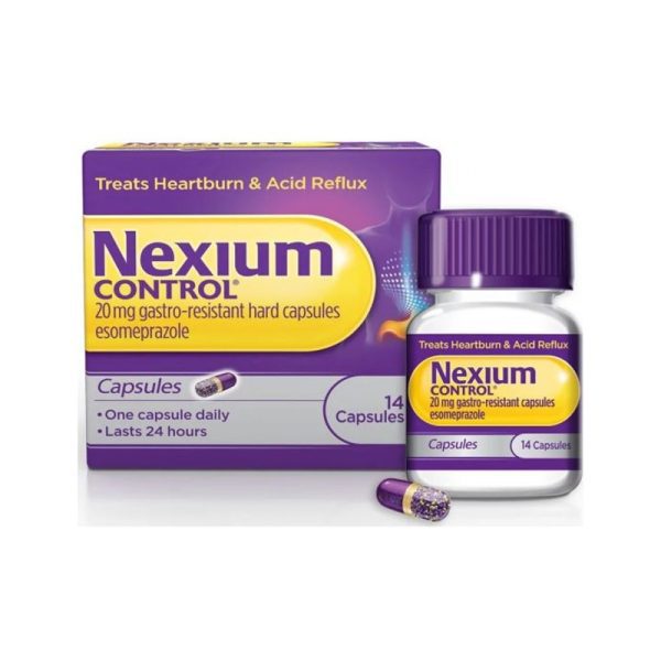 Nexium Control 20mg Gastro-resistant Hard Capsules 14s