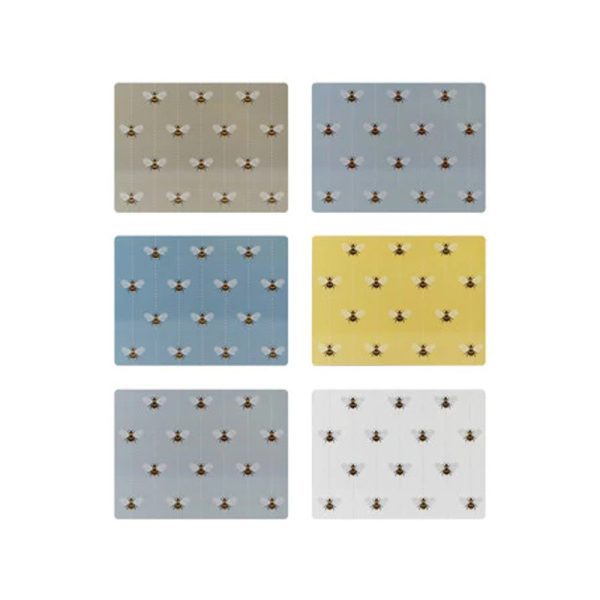 Tipperary Crystal Bees Set of 6 Placemats