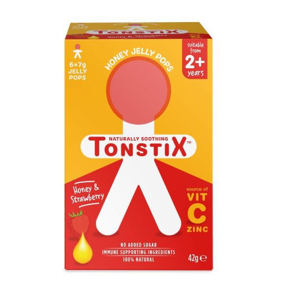 Tonstix Honey & Strawberry Jelly Pops