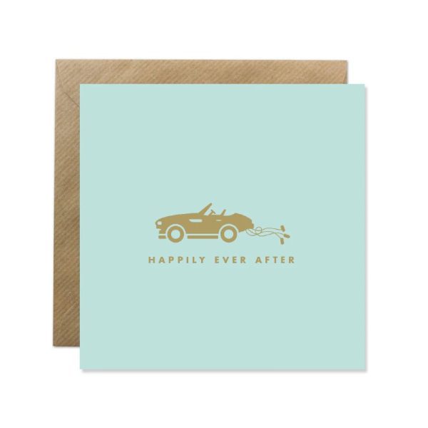 Bold Bunny Happily Ever After Greeting Card