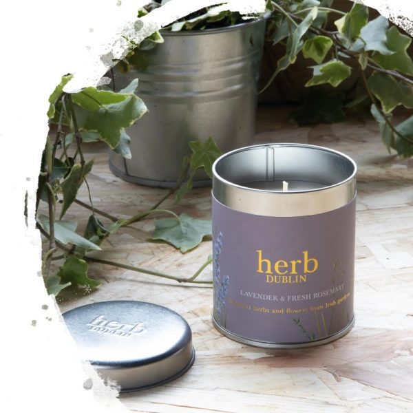 Herb Dublin - Lavender & Fresh Rosemary Tin Candle