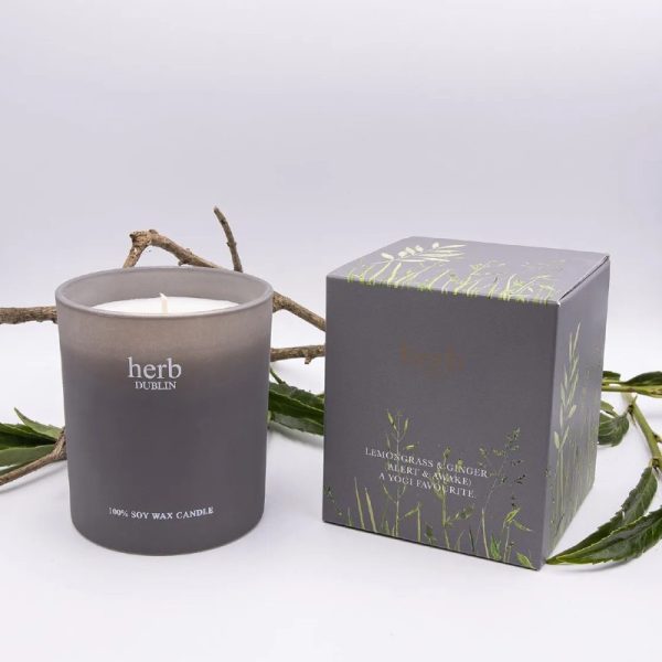 Herb Dublin - Lemongrass & Ginger Boxed Candle