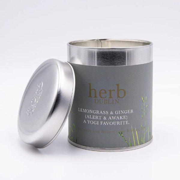 Herb Dublin - Lemongrass & Ginger Tin Candle