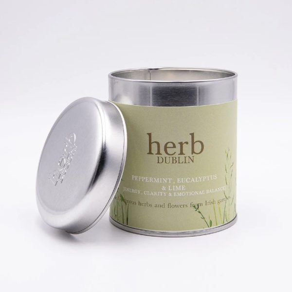 Herb Dublin - Peppermint, Eucalyptus & Lime Tin Candle