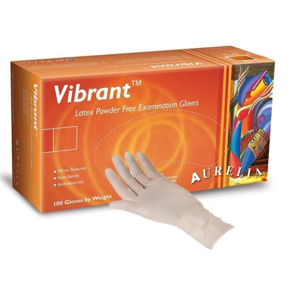 Aurellia Vibrant Large Powder Free Gloves