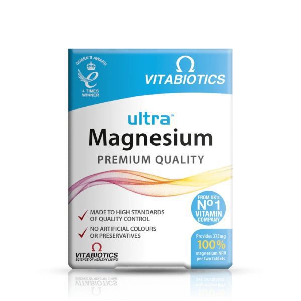 Vitabiotics Ultra Magnesium 375mg 60 Tablets