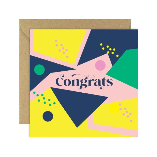 Bold Bunny Congrats Greeting Card