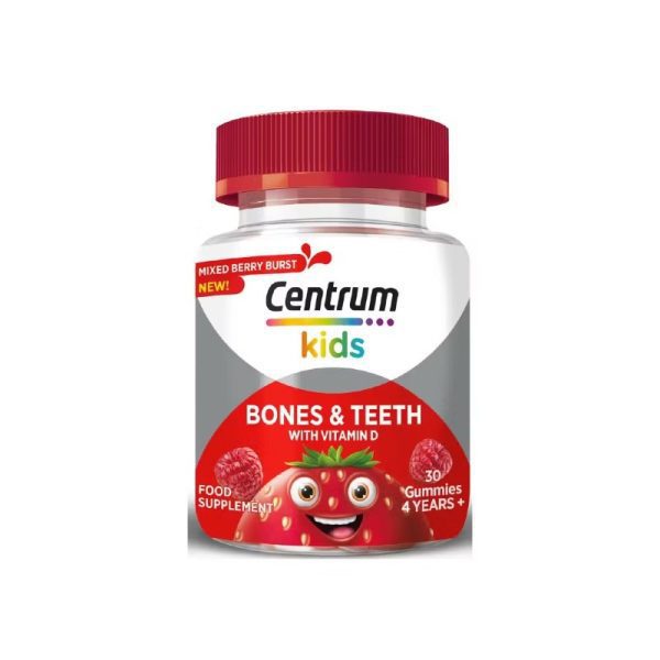 Centrum Kids Bone Teeth Mixed Berry Burst 30 Gummies