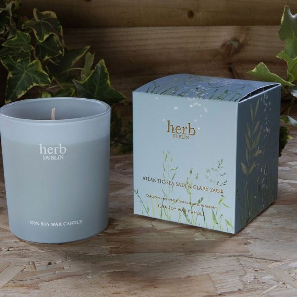 Herb Dublin Atlantic Seasalt Boxed Candle