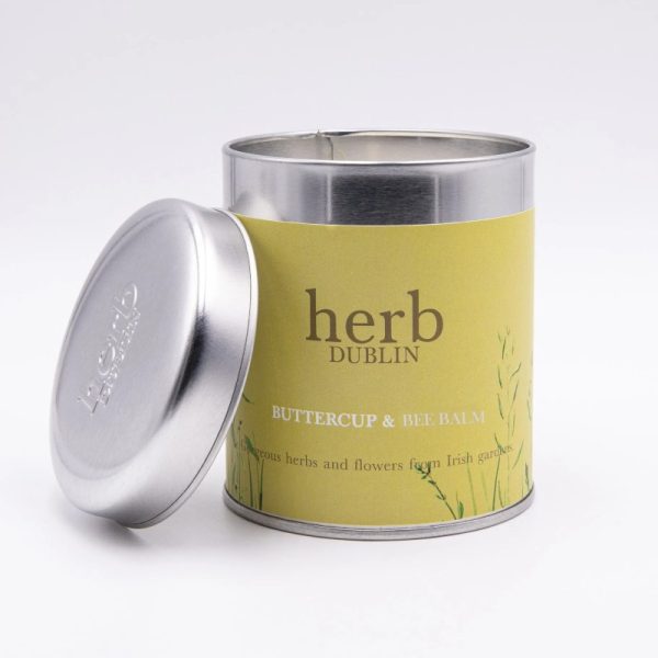 Herb Dublin Buttercup And Bee Balm Tin Candle