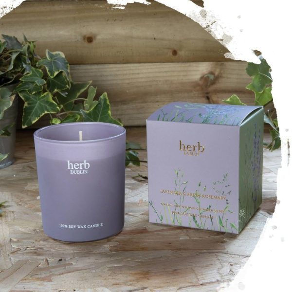 Herb Dublin Lavender Boxed Candle