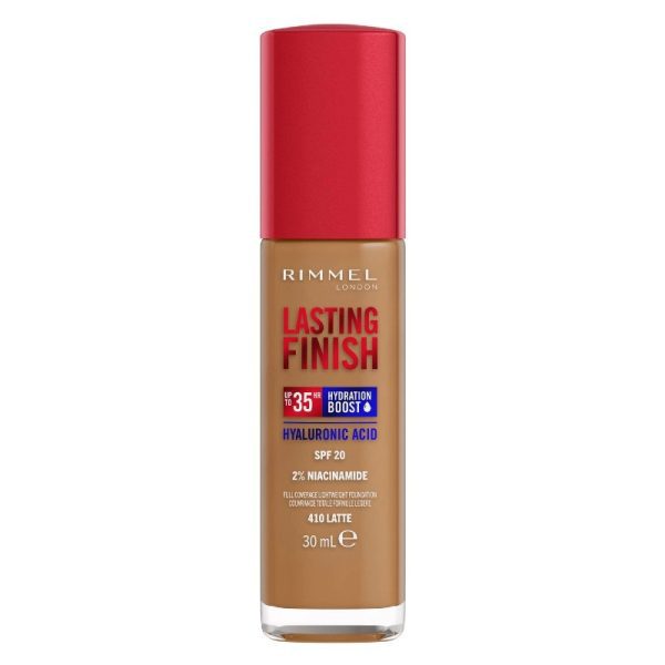 Rimmel Lasting Finish 35 Hour Hydration Boost Foundation Latte 30ml