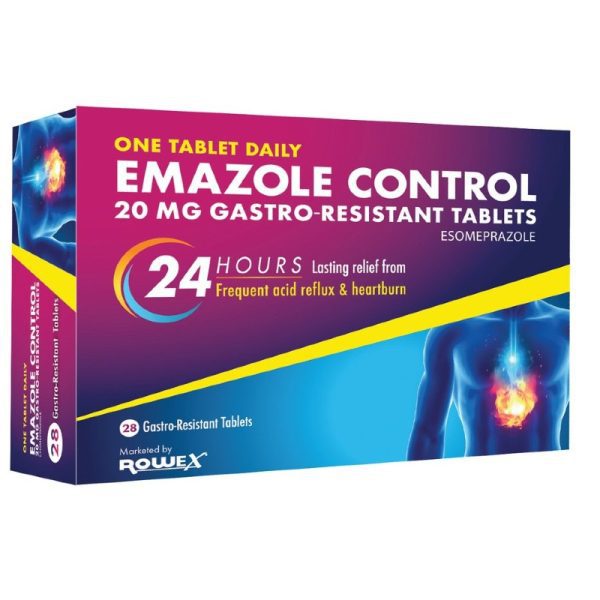 Rowa Emazole Control 20Mg 28 Tablets