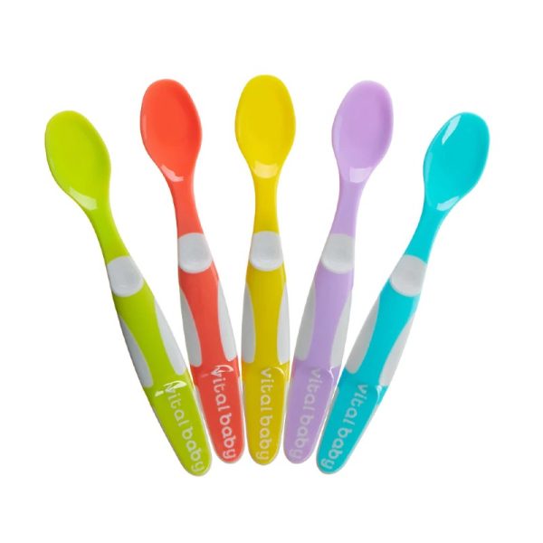 Vital Baby Nourish 5 Start Weaning Spoons - 4 Months+