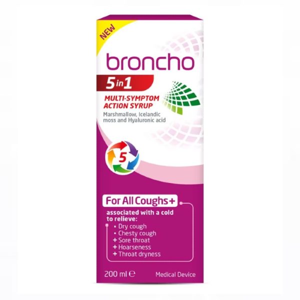 Broncho 5 In 1 Multi-Symptom Action Syrup