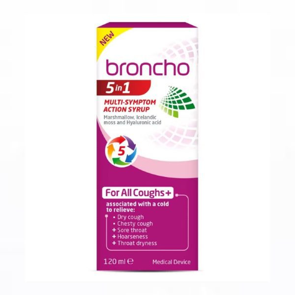 Broncho  5 In 1 Multi-Symptom Action Syrup 120ml