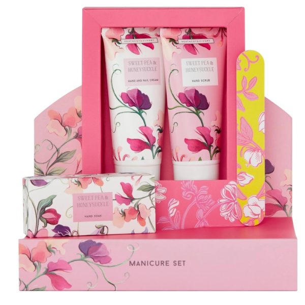 Heathcote & Ivory Sweet Pea & Honeysuckle Manicure Set