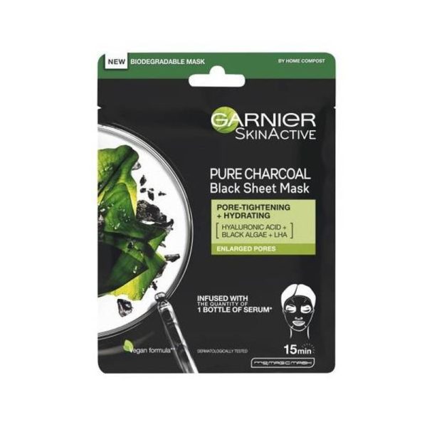 Garnier Charcoal And Algae Hydrating Face Sheet Mask