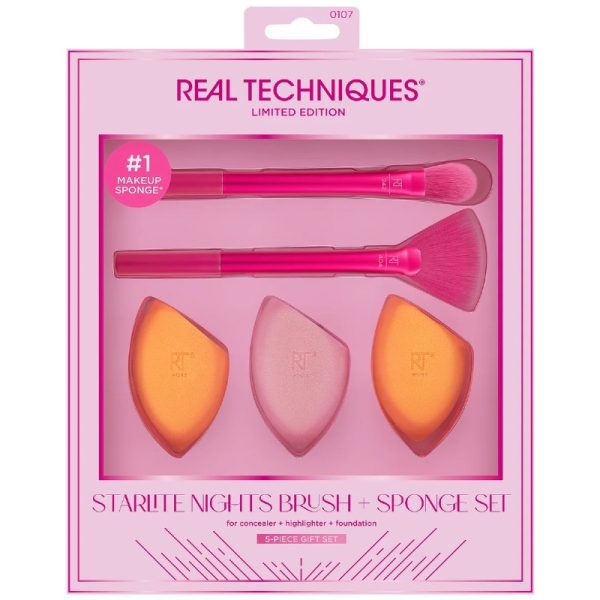 Real Techniques Starlite Nights Brush & Sponge Set