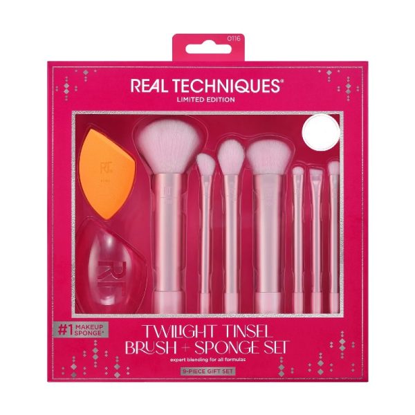 Real Techniques Twilight Tinsel Brush & Sponge Set