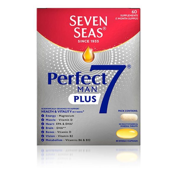 Seven Seas Perfect 7 Man Plus Duo Pack 60 Pack - One Month Supply