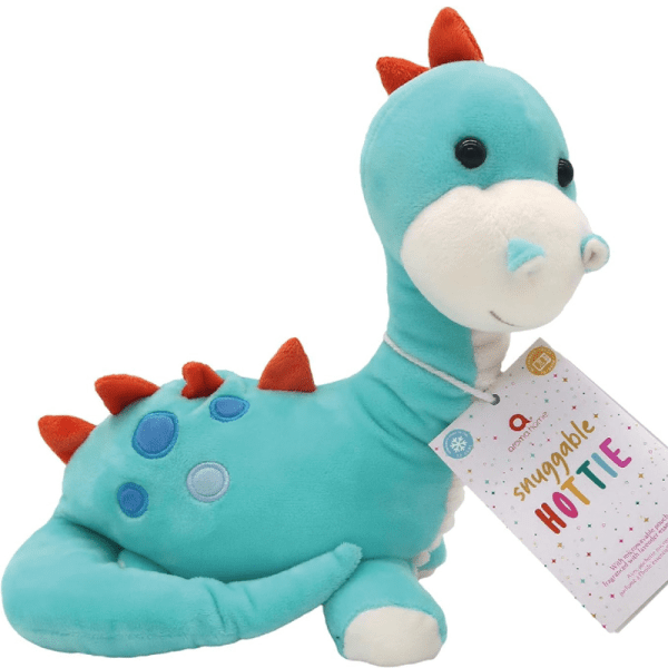 Aroma Home Snuggable Hottie - Blue Dinosaur