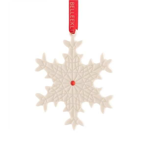 Belleek Living Gem Snowflake Ornament