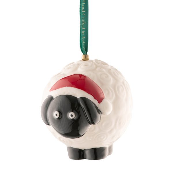 Belleek Living Sheep Ornament