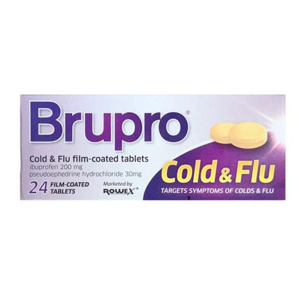 Brupro Cold & Flu Tablets 24's