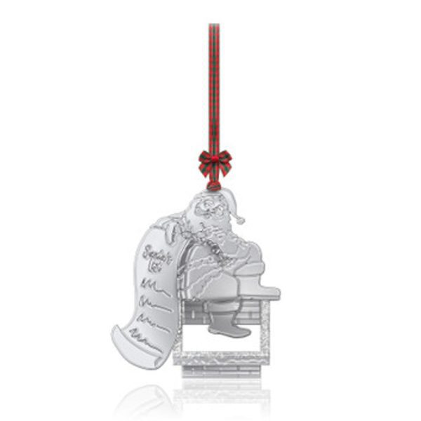 Tipperary Crystal Heirloom Decoration - Santa on the Chimney